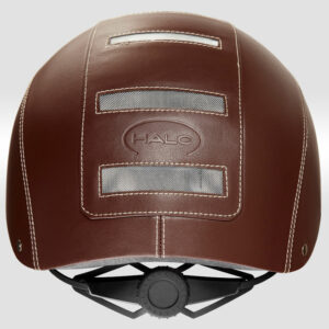 casque velo marron