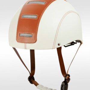 casque velo beige