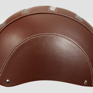 casque velo marron